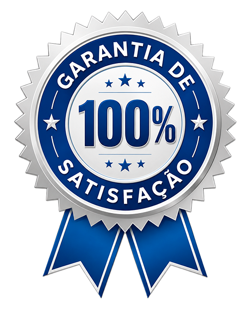 Selo de garantia 100% de satisfação
